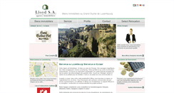 Desktop Screenshot of lloyd.lu