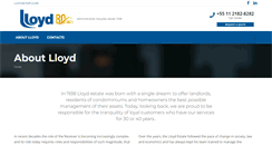 Desktop Screenshot of lloyd.com.br